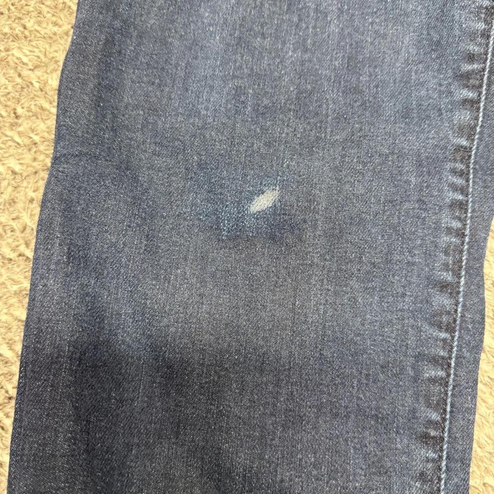 Hugo Boss Mens Maine Regular Fit Jeans Size 36x32 Blue Dark Wash Denim Pants - Picture 9 of 11